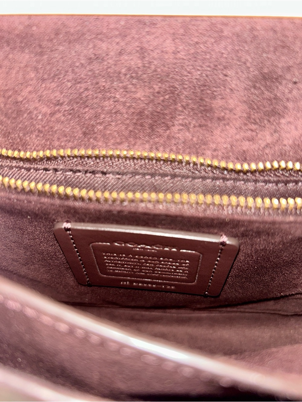 Coach Hutton Shoulder Bag With Colorblock Quilting 739 Like New! - Picture 13 of 15